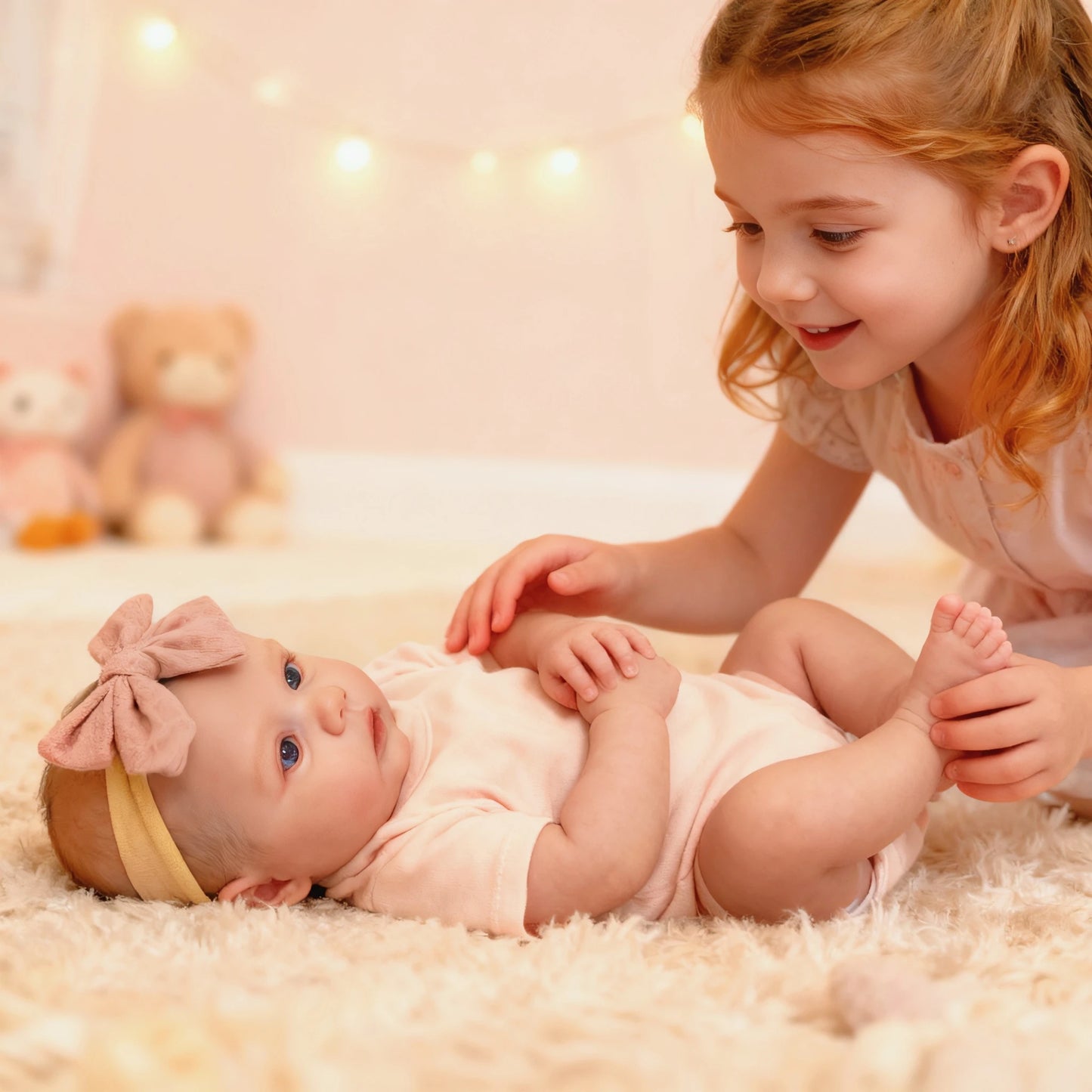 Lifelike 49cm Reborn Baby Doll – Realistic Newborn with Soft Body & Handcrafted Details